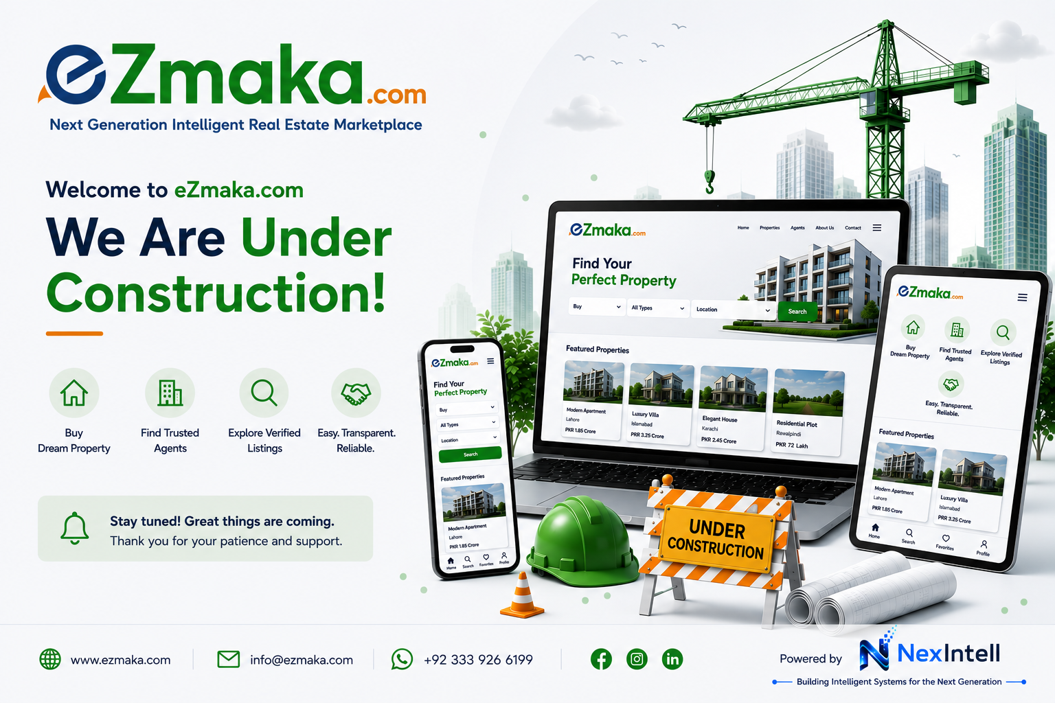 eZmaka.com is under construction and coming soon